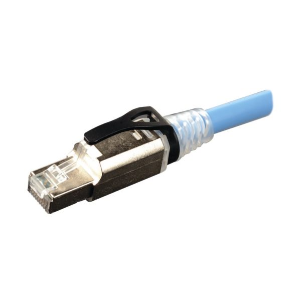 ZP1-6AS-00S - SIEMON - Plug RJ45 Cat6A Blindado, terminación en campo, para cables de 22-26 AWG, sin clip protector de pestillo